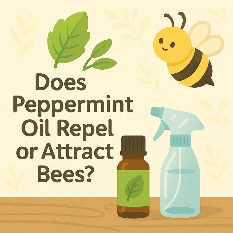 peppermint oils for bees